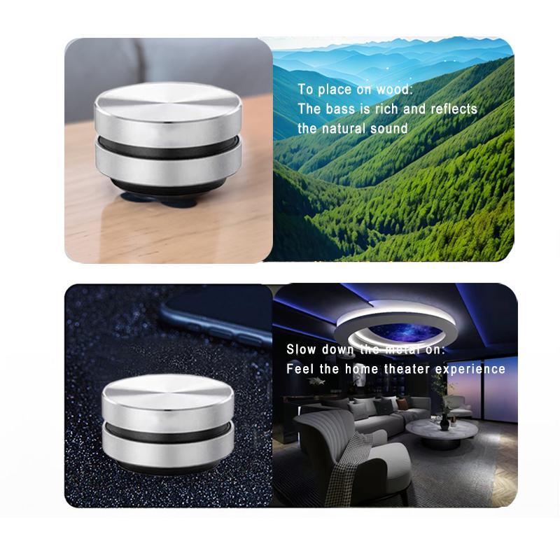 Bone Conduction Wireless Speaker, Mini USB Rechargeable Portable Wireless Speaker with Suction Cup, Wireless TWS Small Speaker with Resonance Function - 6
